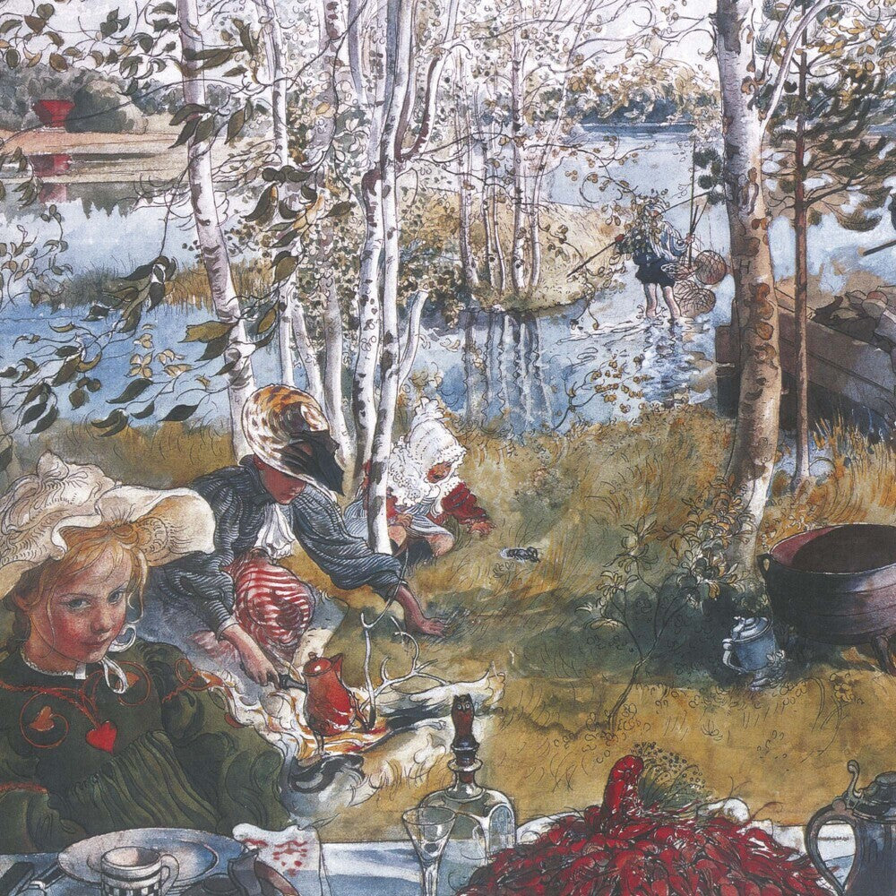 Carl Larsson - Wandkalender 2025 - 30 x 60 cm - Tushita Verlag