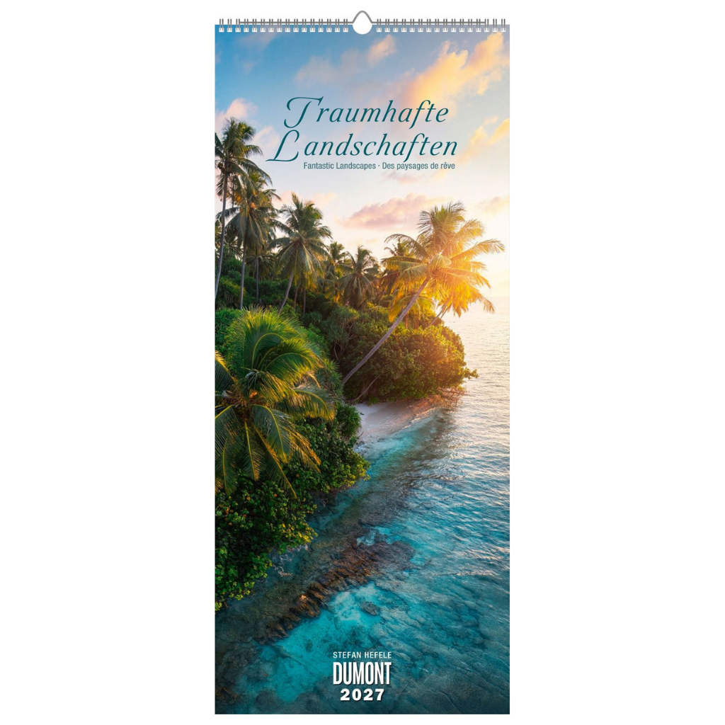 Traumhafte Landschaften - Wandkalender 2027 - 30 x 70 cm - DuMont Verlag