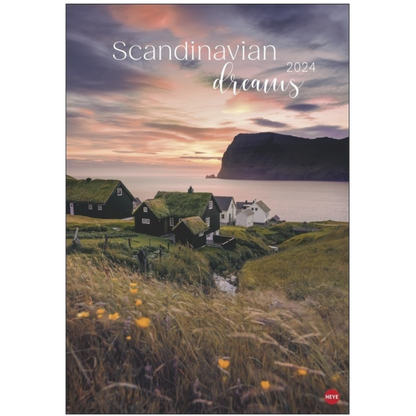Scandinavian Dreams - Poster-Wandkalender 2024 - 38 x 54 cm - Heye Verlag