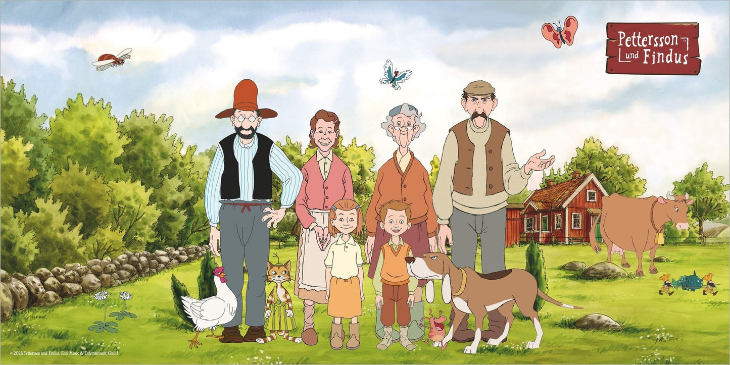 Pettersson und Findus - Kinderkalender 2027 -30 x 60 cm - Alpha Edition