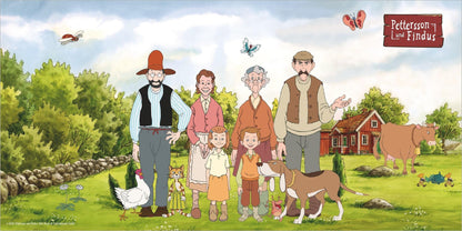 Pettersson und Findus - Kinderkalender 2027 -30 x 60 cm - Alpha Edition