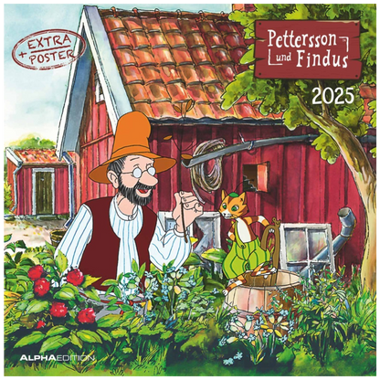 Pettersson und Findus - Kinderkalender 2024 -30 x 60 cm - Alpha Edition