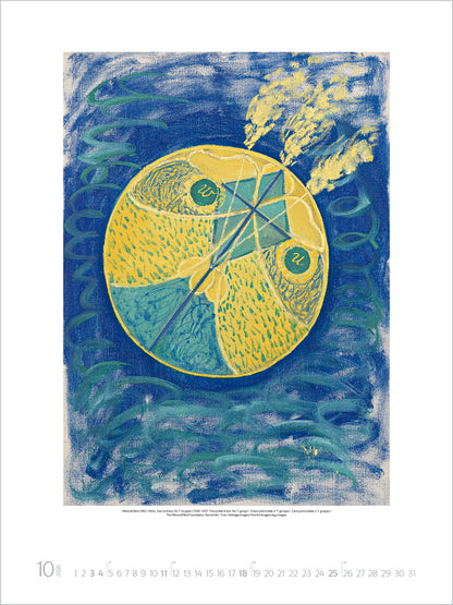Hilma af Klint - Wandkalender 2026 - 48 x 64 cm - Korsch Verlag