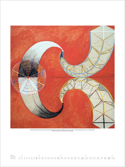 Hilma af Klint - Wandkalender 2026 - 48 x 64 cm - Korsch Verlag