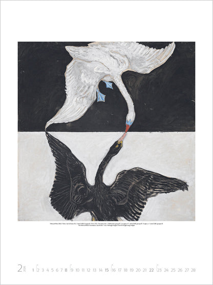 Hilma af Klint - Wandkalender 2026 - 48 x 64 cm - Korsch Verlag