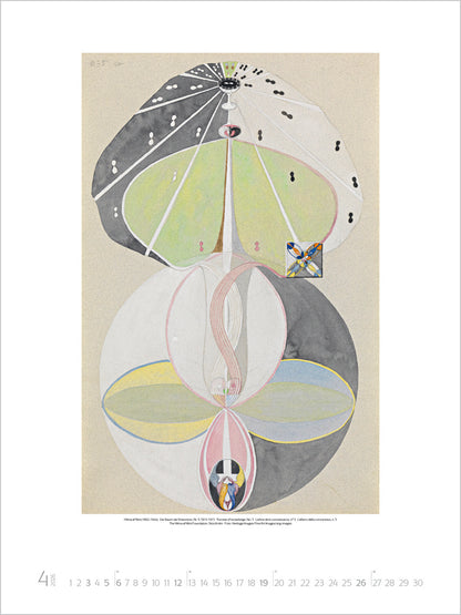 Hilma af Klint - Wandkalender 2026 - 48 x 64 cm - Korsch Verlag