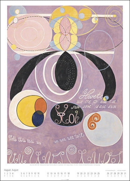 Hilma af Klint - Wandkalender 2024 - 49 x 68 cm - Kunstverlag Weingarten