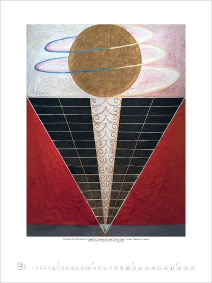 Hilma af Klint - Wandkalender 2026 - 48 x 64 cm - Korsch Verlag