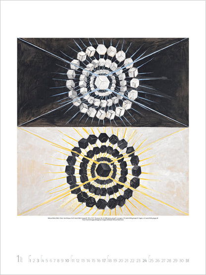 Hilma af Klint - Wandkalender 2027 - 48 x 64 cm - Korsch Verlag