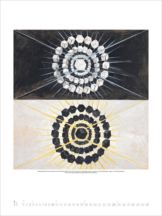 Hilma af Klint - Wandkalender 2027 - 48 x 64 cm - Korsch Verlag