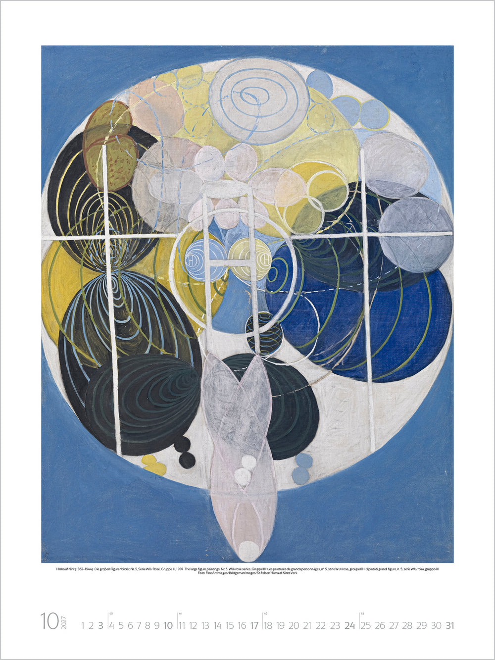 Hilma af Klint - Wandkalender 2027 - 48 x 64 cm - Korsch Verlag