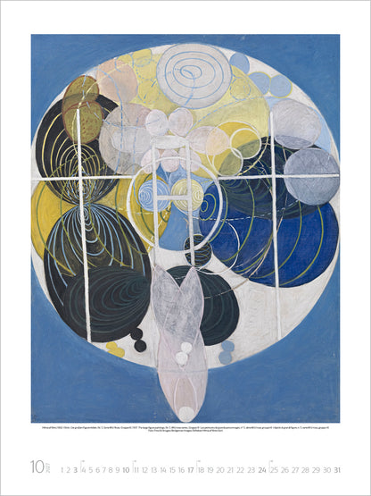 Hilma af Klint - Wandkalender 2027 - 48 x 64 cm - Korsch Verlag
