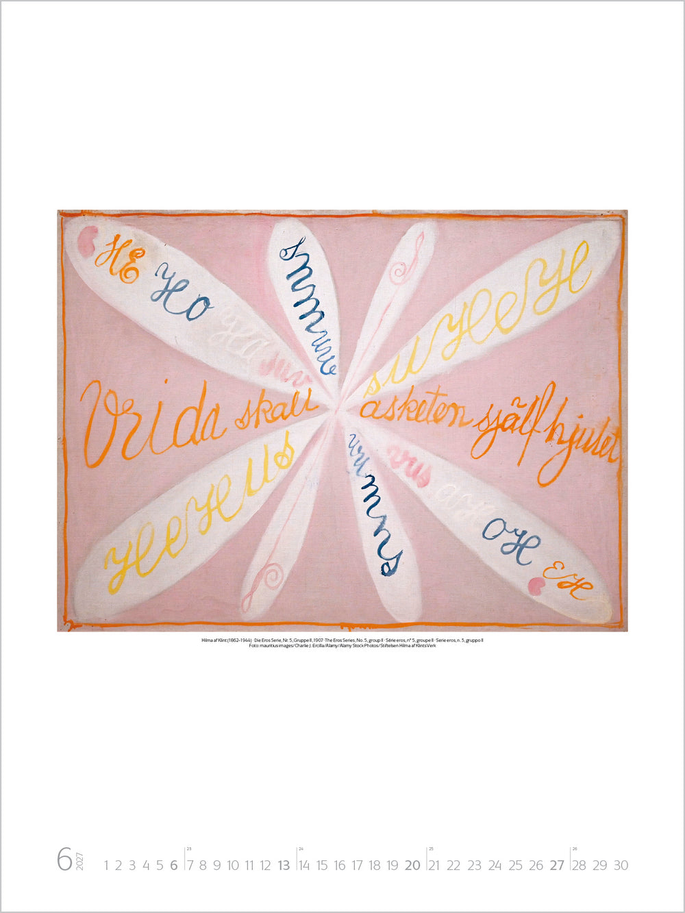 Hilma af Klint - Wandkalender 2027 - 48 x 64 cm - Korsch Verlag