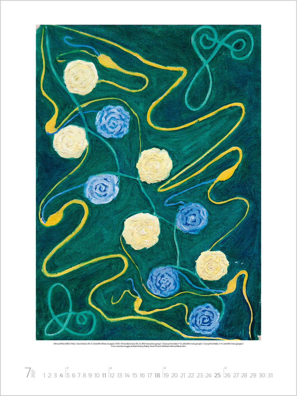 Hilma af Klint - Wandkalender 2027 - 48 x 64 cm - Korsch Verlag