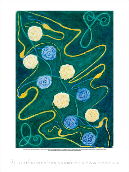 Hilma af Klint - Wandkalender 2027 - 48 x 64 cm - Korsch Verlag