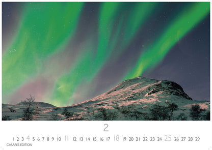 Polarlicht - Wandkalender 2024 - 50 x 35 cm - CASARES fine art EDITION