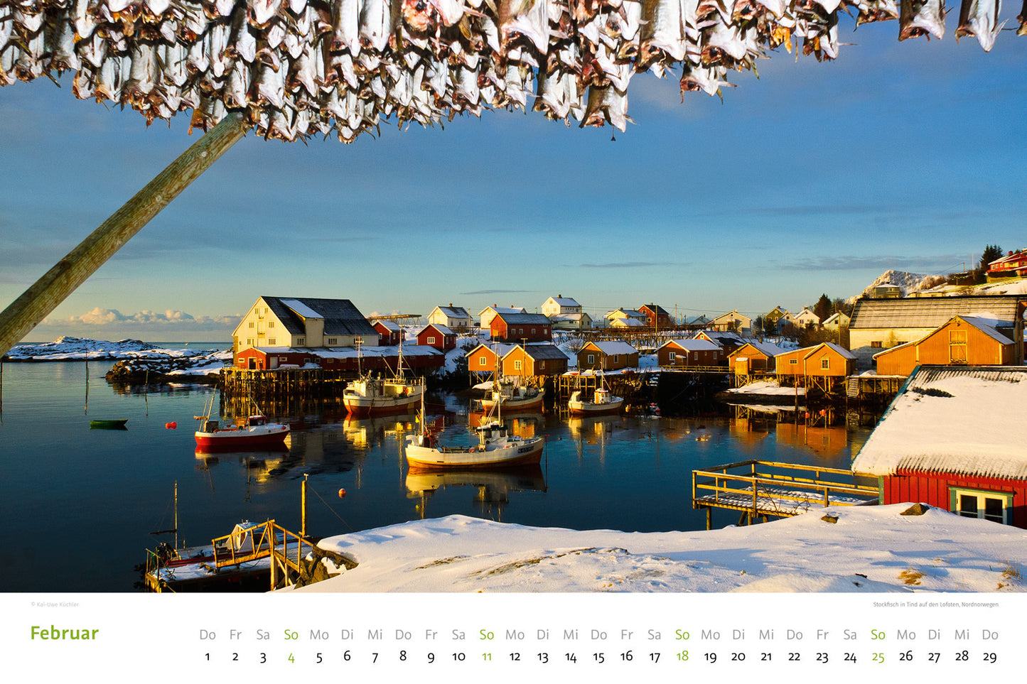 Mythos des Nordens - Wandkalender 2024 - 50 x 35 cm - Island / Norwegen