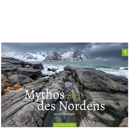 Mythos des Nordens - Wandkalender 2024 - 50 x 35 cm - Island / Norwegen