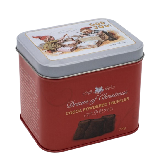 Schwedische Weihnachts-Pralinen in nostalgischer Geschenkdose - 200 g
