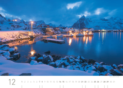 Nordland Exklusivkalender 2024 - 70 x 50 cm - 360Grad Medien