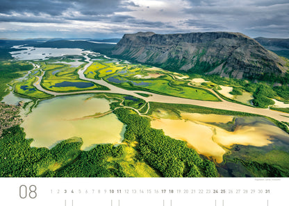 Nordland Exklusivkalender 2024 - 70 x 50 cm - 360Grad Medien