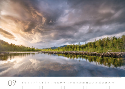 Nordland Exklusivkalender 2024 - 70 x 50 cm - 360Grad Medien