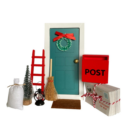 Wichteltür mit 24 Briefen - Adventskalender