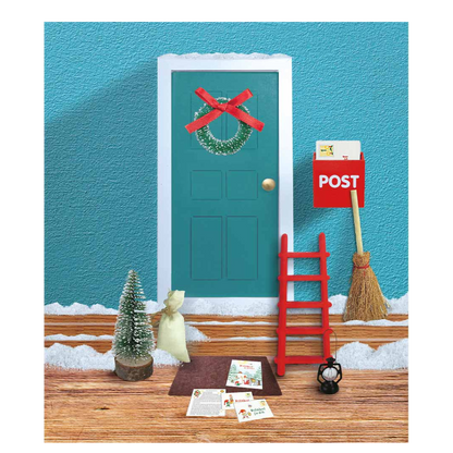 Wichteltür mit 24 Briefen - Adventskalender