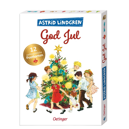 Astrid Lindgren, God Jul - 12 weihnachtliche Postkarten