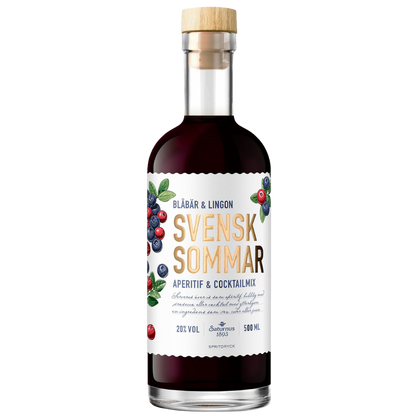 Saturnus Swedish Summer - Strawberry &amp; Rhubarb - 20% vol. - 500ml