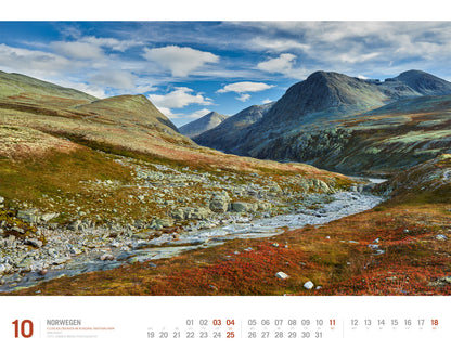 Norwegen - Wandkalender 2026 - 54 x 42 cm - Ackermann Kunstverlag