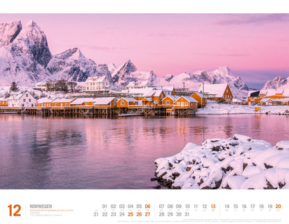 Norwegen - Wandkalender 2026 - 54 x 42 cm - Ackermann Kunstverlag