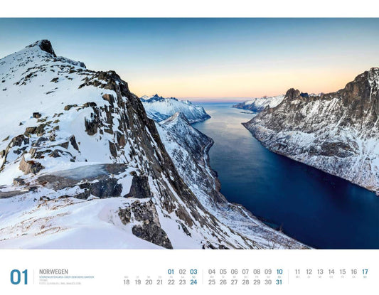 Norwegen - Wandkalender 2027 - 54 x 42 cm - Ackermann Kunstverlag