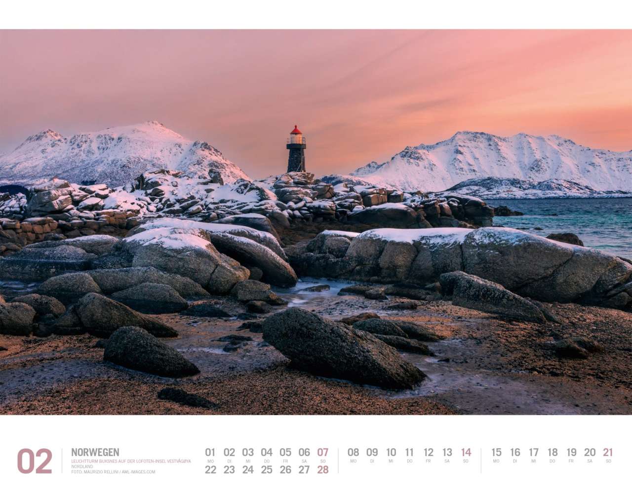 Norwegen - Wandkalender 2027 - 54 x 42 cm - Ackermann Kunstverlag