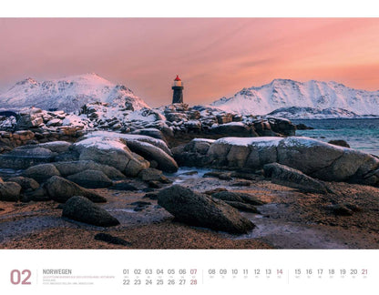 Norwegen - Wandkalender 2027 - 54 x 42 cm - Ackermann Kunstverlag