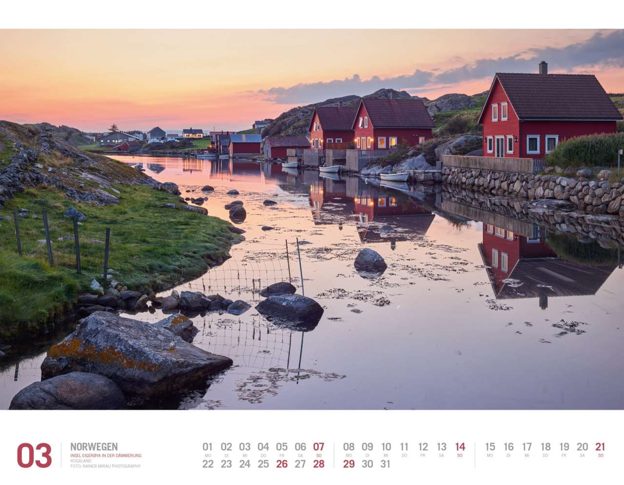 Norwegen - Wandkalender 2027 - 54 x 42 cm - Ackermann Kunstverlag
