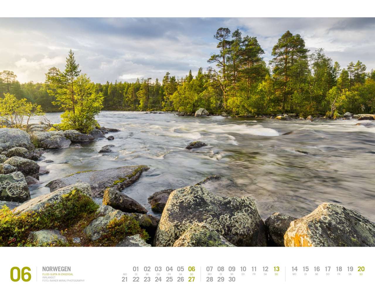 Norwegen - Wandkalender 2027 - 54 x 42 cm - Ackermann Kunstverlag