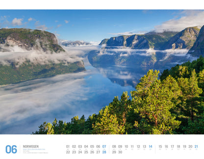 Norwegen - Wandkalender 2026 - 54 x 42 cm - Ackermann Kunstverlag