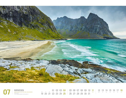Norwegen - Wandkalender 2027 - 54 x 42 cm - Ackermann Kunstverlag