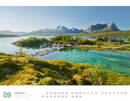 Norwegen - Wandkalender 2026 - 54 x 42 cm - Ackermann Kunstverlag