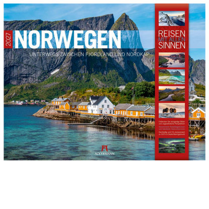 Norwegen - Wandkalender 2027 - 54 x 42 cm - Ackermann Kunstverlag