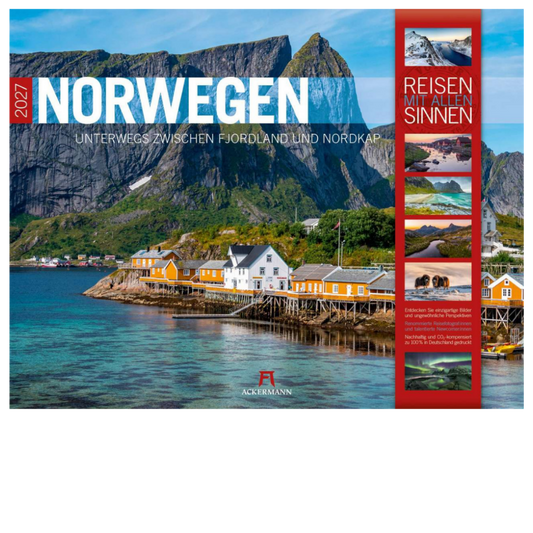 Norwegen - Wandkalender 2027 - 54 x 42 cm - Ackermann Kunstverlag