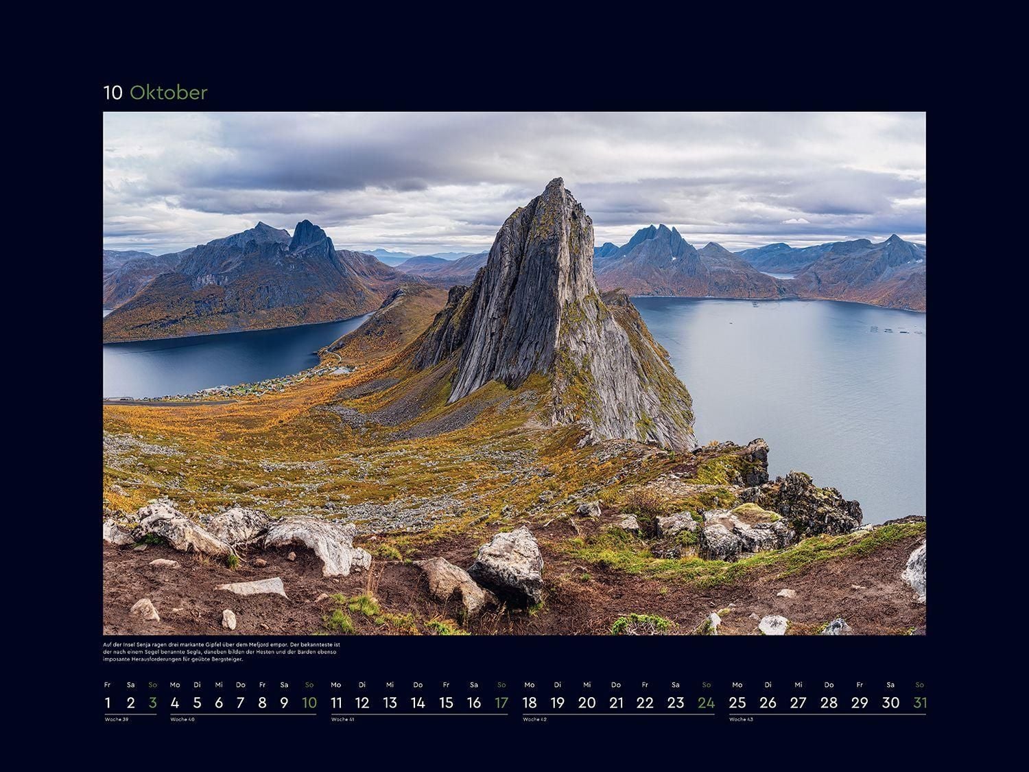 Norwegen - Wandkalender 2027 - 60 x 45 cm - Kunth Verlag