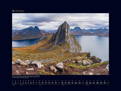 Norwegen - Wandkalender 2027 - 60 x 45 cm - Kunth Verlag