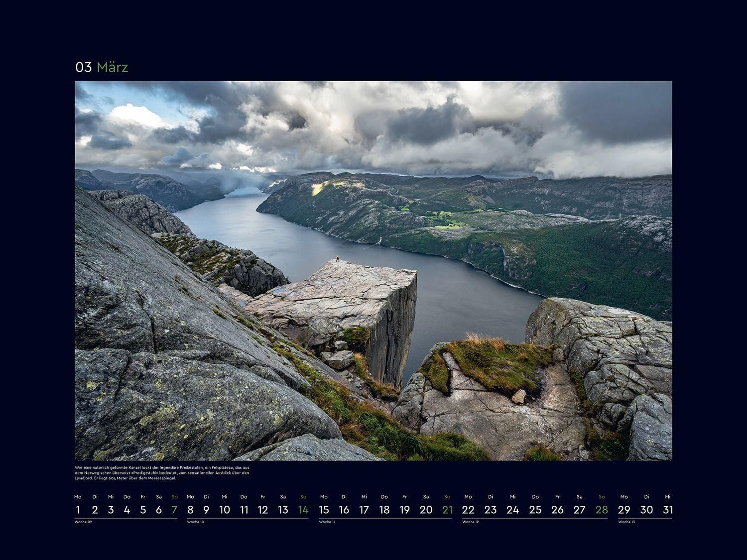Norwegen - Wandkalender 2027 - 60 x 45 cm - Kunth Verlag