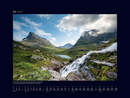 Norwegen - Wandkalender 2027 - 60 x 45 cm - Kunth Verlag