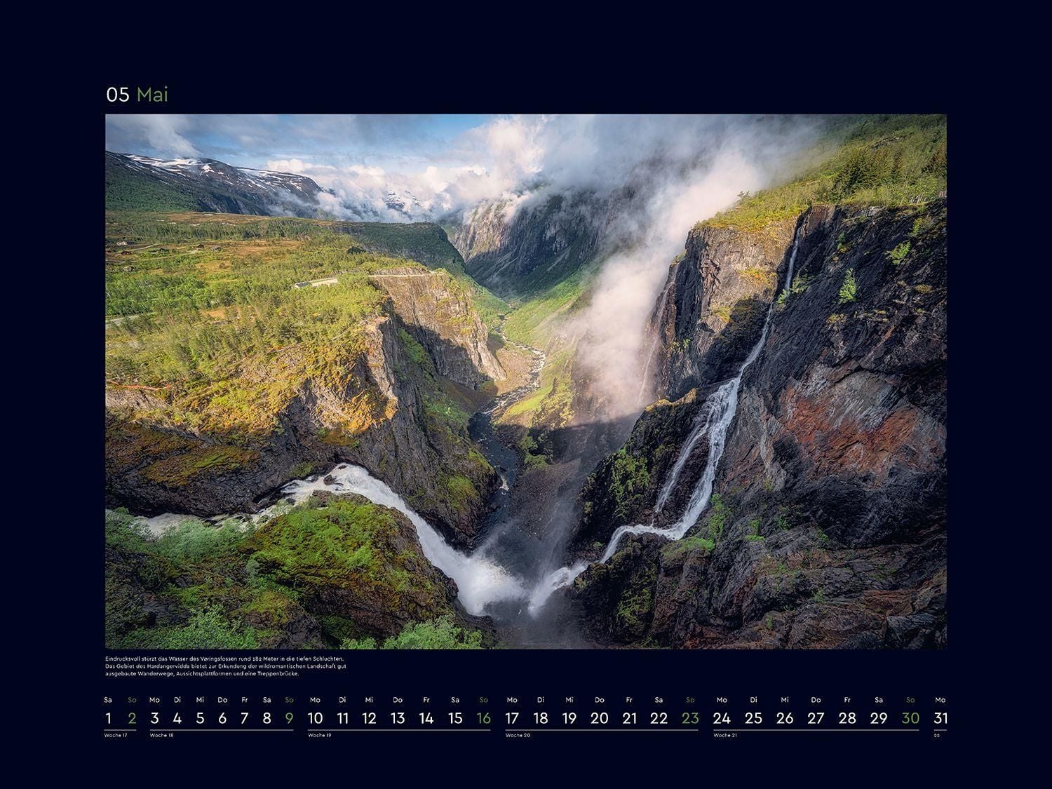 Norwegen - Wandkalender 2027 - 60 x 45 cm - Kunth Verlag