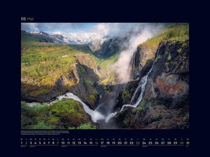 Norwegen - Wandkalender 2027 - 60 x 45 cm - Kunth Verlag