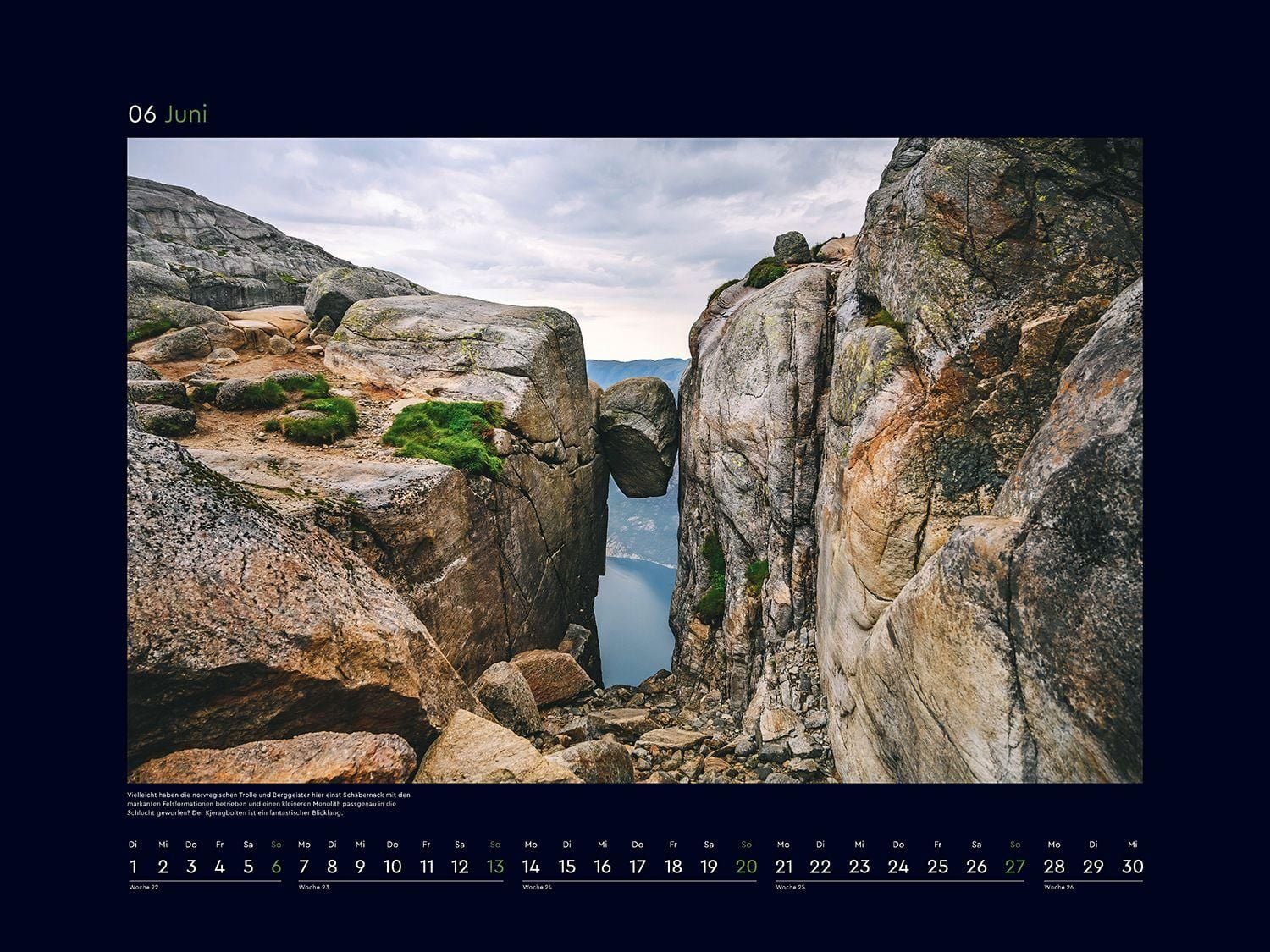 Norwegen - Wandkalender 2027 - 60 x 45 cm - Kunth Verlag