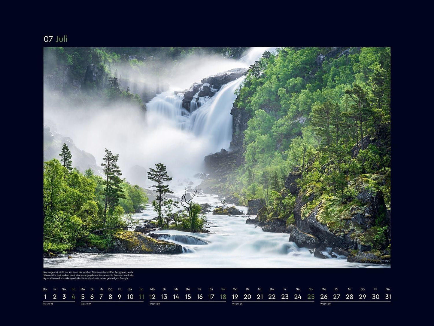 Norwegen - Wandkalender 2027 - 60 x 45 cm - Kunth Verlag